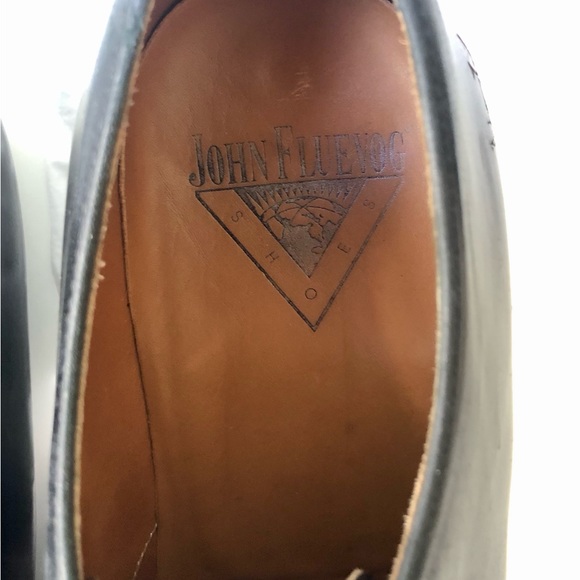 John Fluevog Black Twin Turbine Oxfords Mens Size 8 - Picture 8 of 9